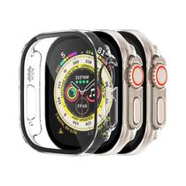 Protetor De Tela Para Apple Watch 49mm Ultra 2, Pacote Com 3 Capas Ultra-Finas De PC Duro,