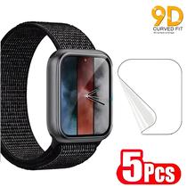Protetor De Tela Para Apple Watch Filme Hidrogel 5PCS Para Modelos De 38MM 40MM 42MM 44MM 45MM 49MM