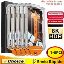 Protetor De Tela Para iPhone Livre De Poeira Fácil De Instalar Vidro Temperado Para 11 12 13 14 15