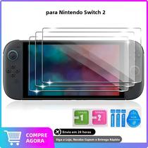 Protetor De Tela Para Nintendo Switch 2, Vidro Temperado 9H, Filme Protetor HD Claro E Anti-Risco