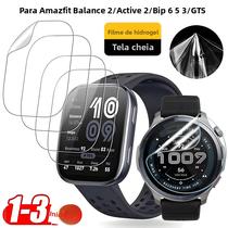 Protetor De Tela Para Relógio Amazfit Filme Hidrogel Macio Resistente a Arranhões Para Balance 2