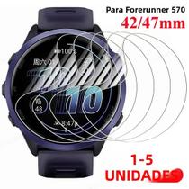 Protetor De Tela Para Relógio Garmin Forerunner 570 Filme Hidrogel TPU 47mm 42mm 1-5 Peças Protetor De Tela Para Relógio Garmin Forerunner 570 Filme Hidrogel TPU 47mm 42mm 1-5 Peças
