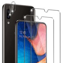 Protetor de tela +protetor de lente de câmera Samsung A20 (2+2)
