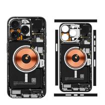 Protetor De Tela Que Muda De Cor Para iPhone 16 15 14 13 pro Max plus 16Pro Capa Traseira 3M - NMEGOU