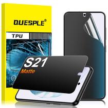 Protetor de tela QUESPLE Matte Privacy para Samsung Galaxy S21