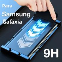 Protetor De Tela Samsung Galaxy S24 S23 Ultra S22 S21 S20 S10 S9 S8 Note 20 10 9 8 Plus Com Kit De