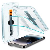 Protetor de tela Spigen GlasTr EZ FIT iPhone 14 Pro, pacote com 2 Protetor de tela Spigen GlasTr EZ FIT iPhone 14 Pro, pacote com 2