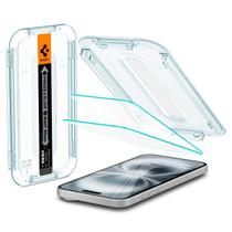 Protetor de tela Spigen GlaStr EZ FIT para iPhone 16/15 Plus
