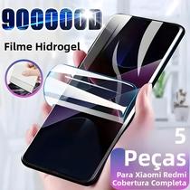 Protetor De Tela Ultra HD Hydrogel 5pcs Para Xiaomi Redmi Note 14 13 pro 4G 5G 12 11 10 14C 13C Mi