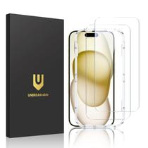 Protetor de tela UnbreakCable para iPhone 16, pacote com 2 polegadas