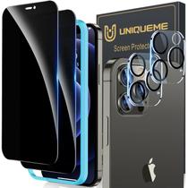 Protetor de tela UniqueMe iPhone 12 Pro Max 6,7", pacote 2+2 Protetor de tela UniqueMe iPhone 12 Pro Max 6,7", pacote 2+2