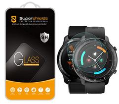 Protetor de tela vidro temperado (2ud) p/ Smartwatch TicWatch Pro 3/Ultra GPS Supershieldz, anti-risco e sem bolhas