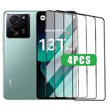 Protetor De Tela Xiaomi 14T 13T 12T 11T 10T pro Lite A3 4PCS Vidro Temperado De Cobertura Total