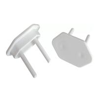 Protetor De Tomada Com 12 Peças De Plástico Branco Protetor De Tomada Com 12 Peças De Plástico Branco