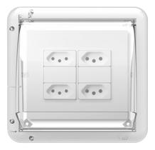 Protetor De Tomada Externa Transparente Dryplug Interruptor