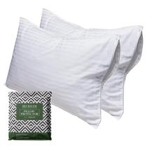 Protetor de travesseiro Beckham Hotel Collection Queen Size, conjunto de 4 Protetor de travesseiro Beckham Hotel Collection Queen Size, conjunto de 4