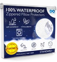 Protetor de travesseiro impermeável Everlasting Comfort Queen, pacote com 2 Protetor de travesseiro impermeável Everlasting Comfort Queen, pacote com 2