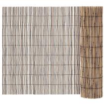 Protetor de vedação de jardim VidaXL Natural Reed 196,9x31,5 cm