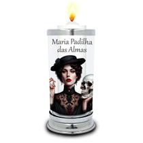 Protetor de Vela 7 dias Maria Padilha das Almas Castiçal
