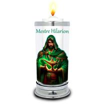 Protetor de Vela 7 dias Mestre Ascensionado Hilarion Vidro