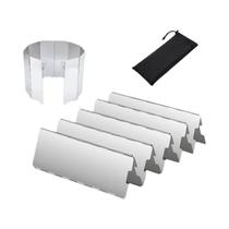 Protetor De Vento Para Fogão a Gás De Camping Ao Ar Livre, 8, 9, 10 Placas, Queimador De Churrasco Protetor De Vento Para Fogão a Gás De Camping Ao Ar Livre, 8, 9, 10 Placas, Queimador De Churrasco