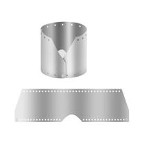 Protetor De Vento Para Fogão a Gás Dobrável De Titânio Para Camping Ao Ar Livre 15-19cm Protetor De Vento Para Fogão a Gás Dobrável De Titânio Para Camping Ao Ar Livre 15-19cm