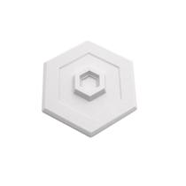 Protetor de vinil branco Doorstop Prime-Line U 9275 de 12,5 cm Protetor de vinil branco Doorstop Prime-Line U 9275 de 12,5 cm