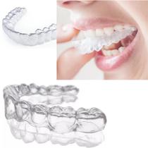 Protetor dental bruxismo infantil c caixinha kit 2 placas Protetor dental bruxismo infantil c caixinha kit 2 placas