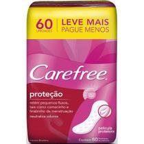 Protetor Diário Carefree Original com Perfume Caixa com 60 Unidades