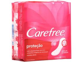 Protetor Diário Carefree Proteção - 40 Unidades