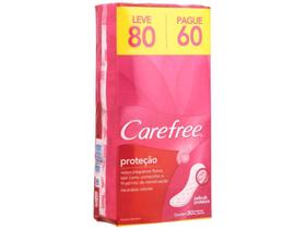 Protetor Diário Carefree Proteção - 80 Unidades