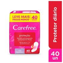 Protetor Diário Carefree Proteção com Fragrância 40 Unidades Leve Mais Por Menos Protetor Diário Carefree Proteção com Fragrância 40 Unidades Leve Mais Por Menos