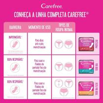 Protetor Diário CAREFREE Proteção com fragrância 40 unidades Protetor Diário CAREFREE Proteção com fragrância 40 unidades