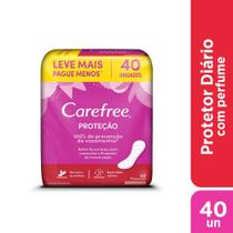 Protetor Diário Carefree Proteção Com Fragrância 40 Unidades