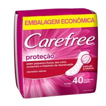 Protetor Diario Carefree Protecao Com Perfume 40 Unidades