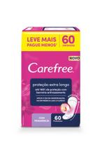 Protetor Diário Carefree Proteção Extra Longo Com Fragrância 60 unidades