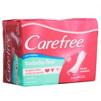 Protetor Diário Carefree Todo Dia Flexi sem perfume 40 Unidades