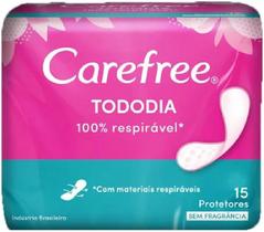 Protetor Diário Carefree Todo Dia Sem Perfume 15UN