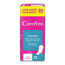 Protetor Diário Carefreee Todo Dia sem Perfume Leve 80 Pague 60 Unidades