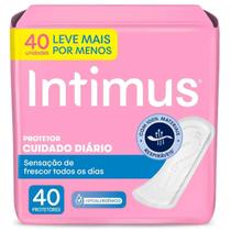 Protetor Diário Intimus Cuidado Diário sem Perfume 40 Unidades Protetor Diário Intimus Cuidado Diário sem Perfume 40 Unidades