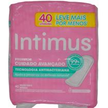 Protetor Diário Intimus Days Antibacteriana sem Abas 40 Unidades - INTIMUS GEL