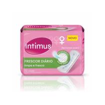 Protetor Diario intimus Days com perfume, sem abas com 15 unidades