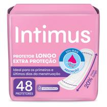 Protetor Diário Intimus Extra Proteção Longo Sem Abas 48 Unidades Protetor Diário Intimus Extra Proteção Longo Sem Abas 48 Unidades