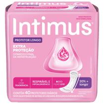 Protetor Diário Intimus Longo Extra Proteção 40 Unidades Protetor Diário Intimus Longo Extra Proteção 40 Unidades