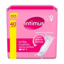 Protetor Diario Intimus Ultra Flexivel Com 40 Unidades