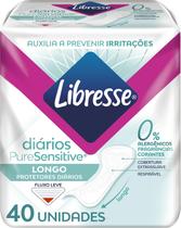 Protetor Diário Libresse Pure Sensitive Longo 40 unidades