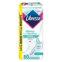 Protetor Diário Libresse Pure Sensitive Longo 80 unidades Protetor Diário Libresse Pure Sensitive Longo 80 unidades