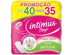 Protetor Diário Sem Abas Intimus Days - 40 Unidades