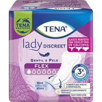 Protetor Diário Tena Lady Discreet Flex Feminino Absorção Leve 15 unidades