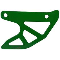 Protetor disco freio traseiro mx star kxf250 kxf450 klx450 cor: verde